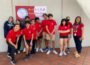 Upper School students at the Florida State Chinese Competition