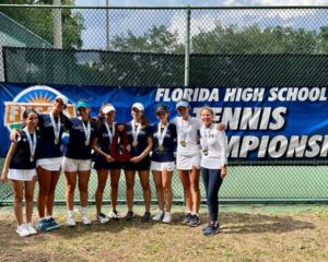 Gulliver Prep Girls' Tennis State Champions 2023