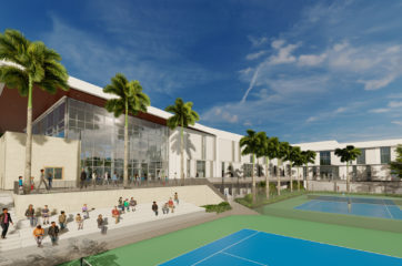 rendering of the new school