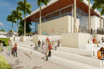 rendering of the new school