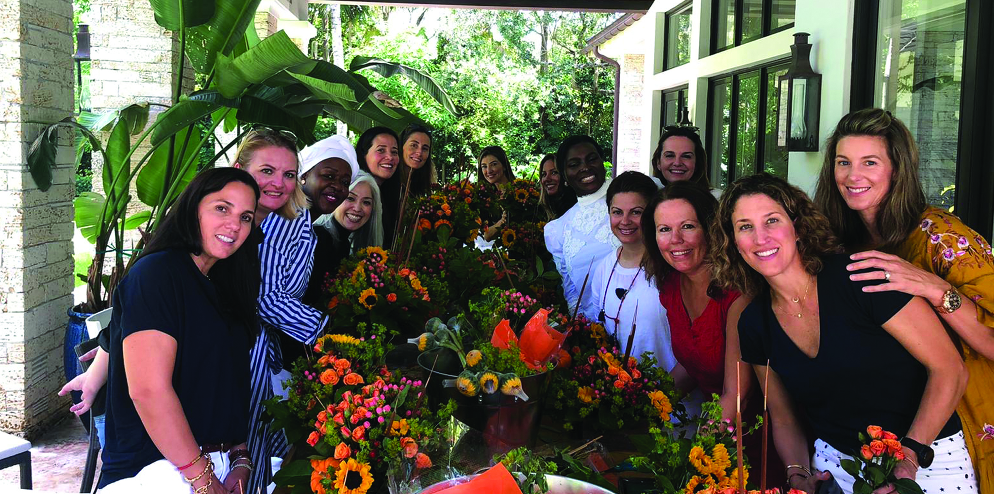 flower decorating party