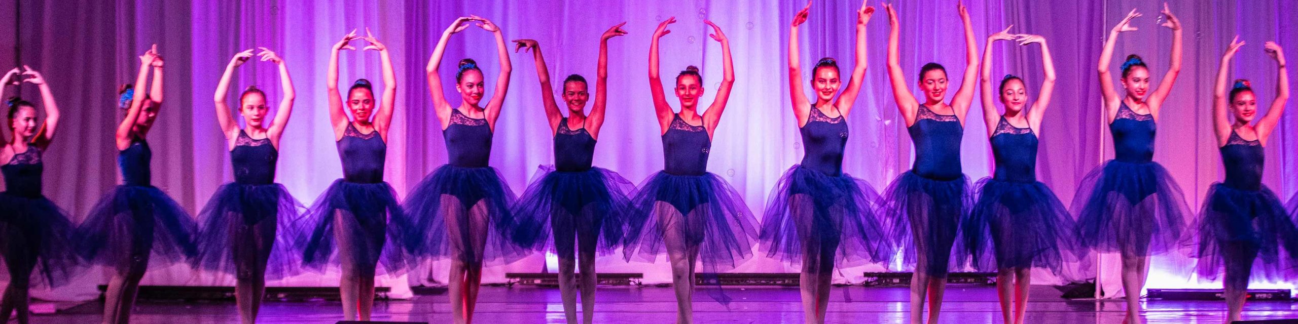 Ballerina's performing on stage