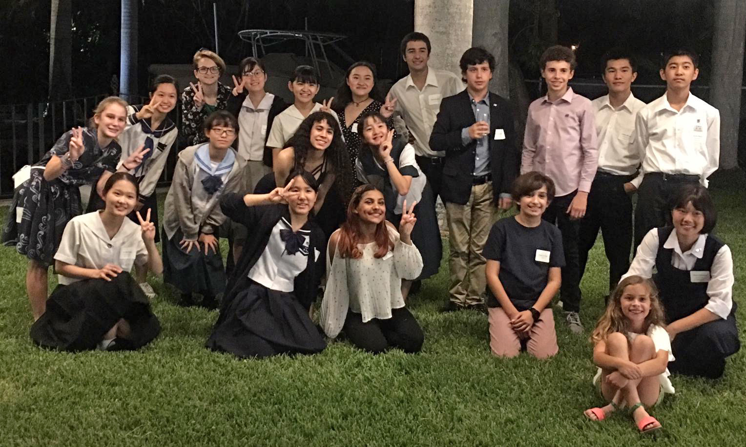 Students at the US-Japan Diplomacy project