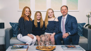 (L to R) Heather Kling, Alise Kling '26, Ainsley Kling '23, Cliff Kling