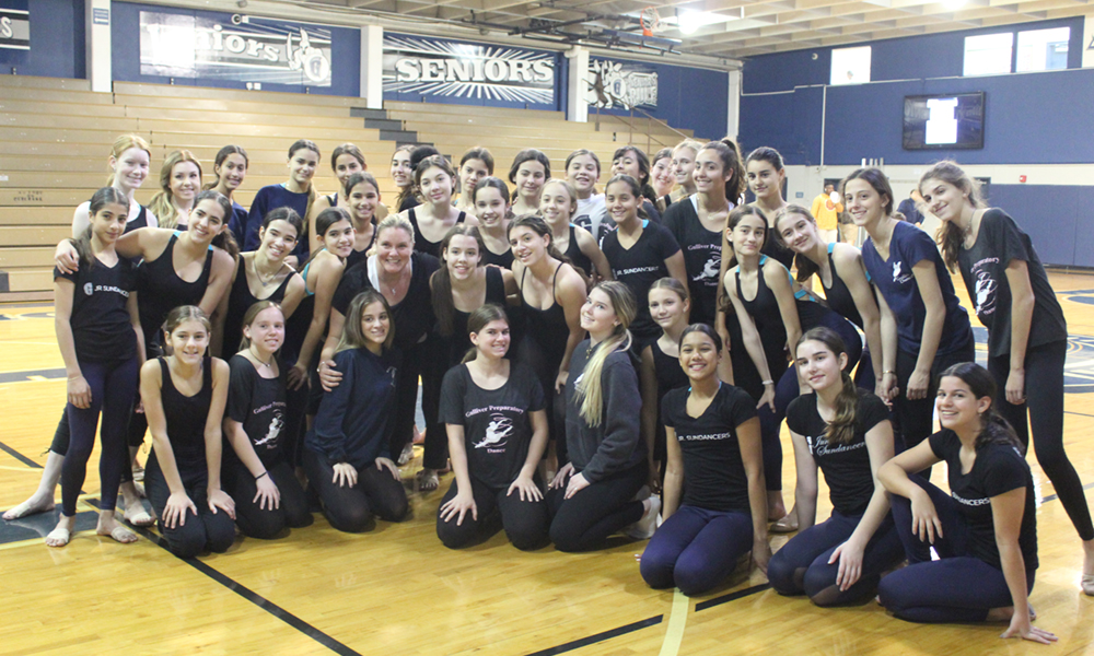 Middle and Upper School dancers at Professional Exposure Day