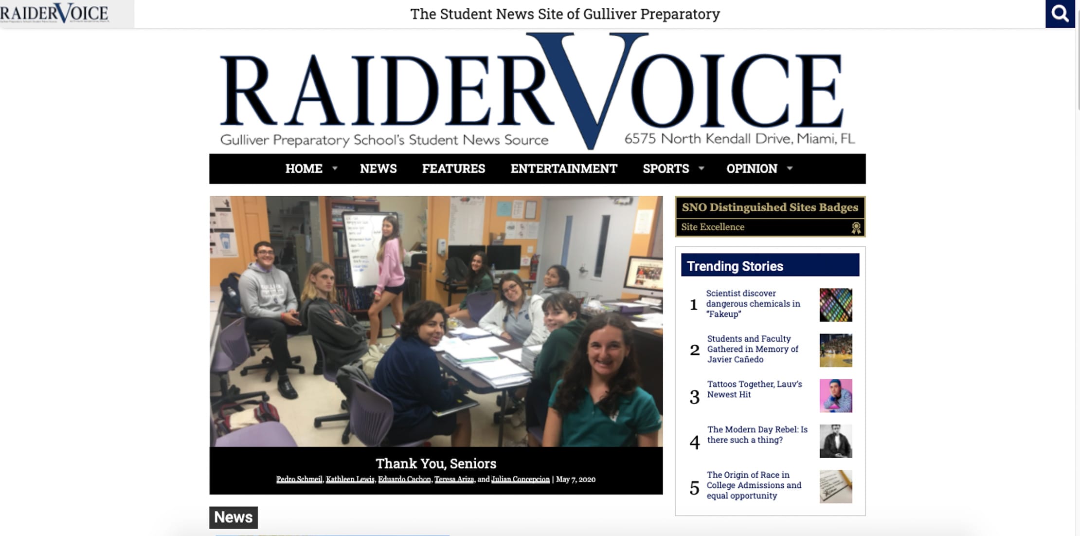 Raider Voice publication