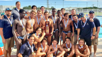 Boys' Water Polo Team at State Championship