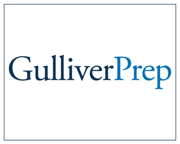 Gulliver Prep logo with two blues