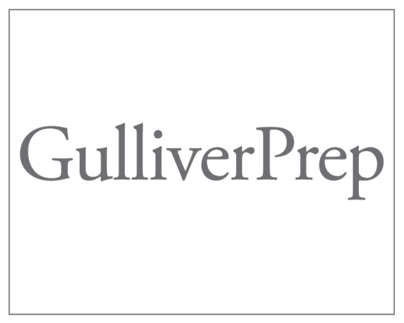 Gulliver Prep logo in gray