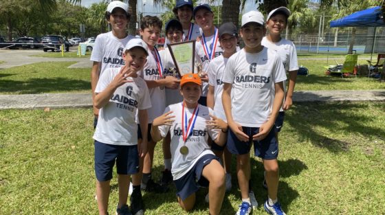 2022 MS Boys' Tennis SFMSC Champions