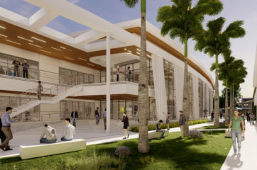 rendering of new academic building