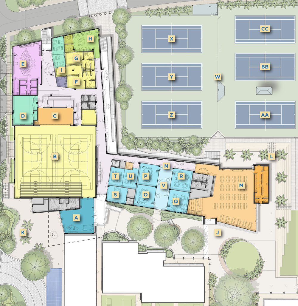 new campus layout