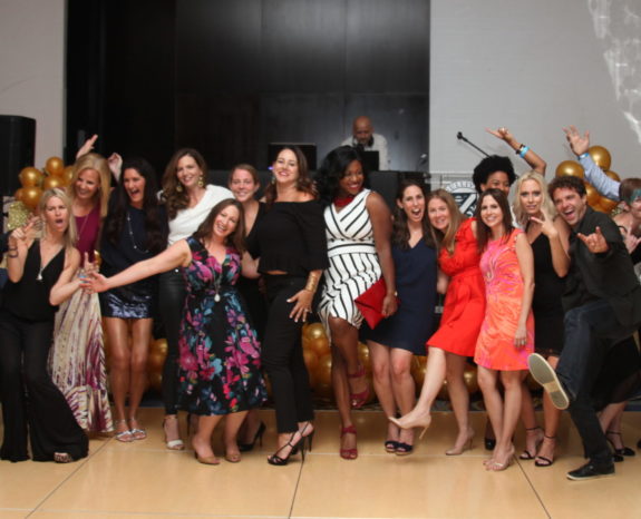 Alumni celebrating