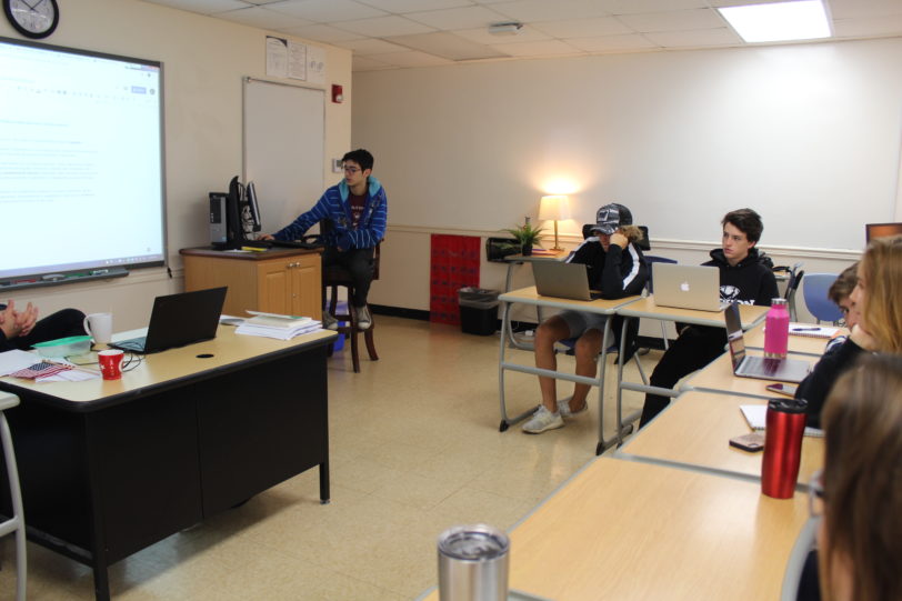 Group of students during class.