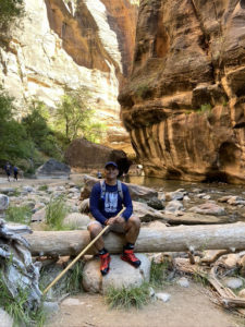 Mr. Charron at Zion National Park.