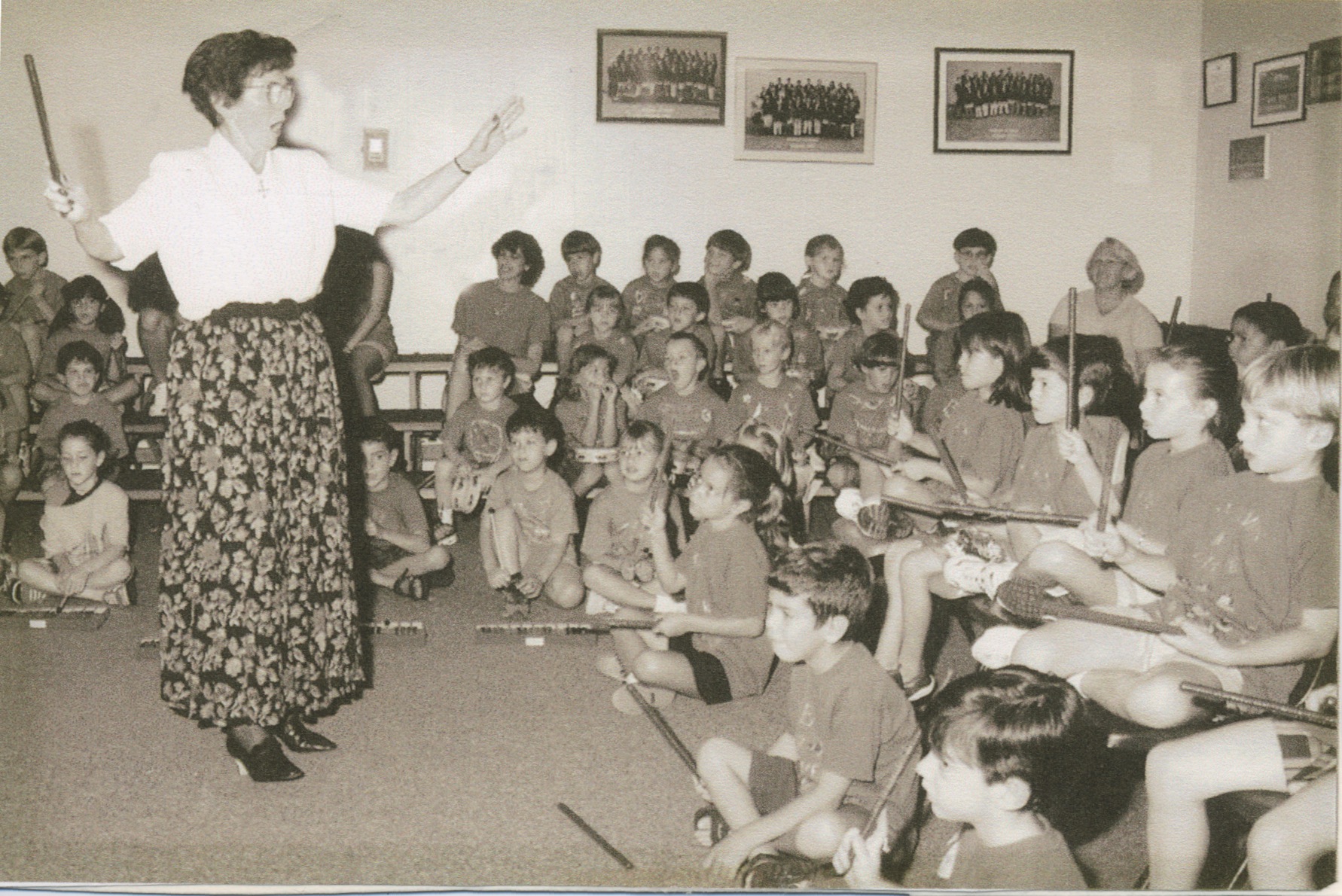 Mrs. Krutulis teaching a class