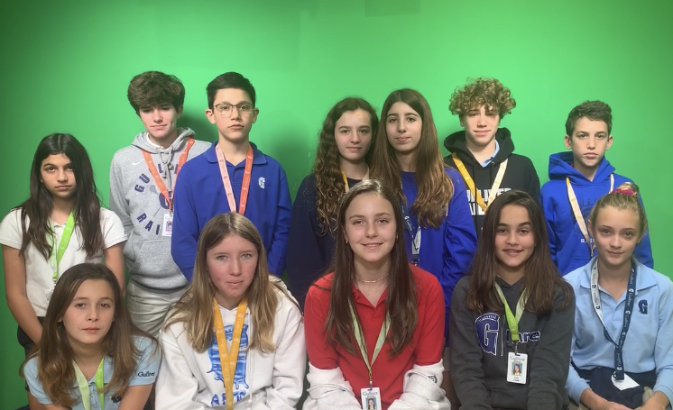 The 2019-20 Middle School Yearbook Staff