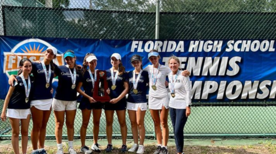 Gulliver Prep Girls' Tennis State Champions 2023